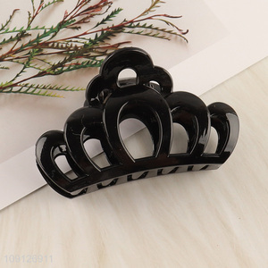 Top quality black fashion girls hair claw clips hair accessories