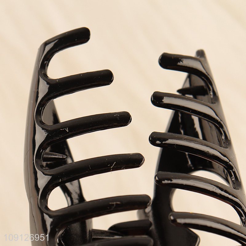 Top sale black girls anti-slip hair claw clips hair accessories