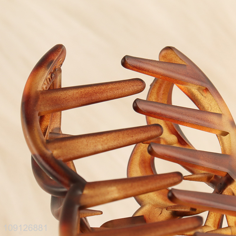 Factory direct sale plastic fashion hair claw clips hair accessories