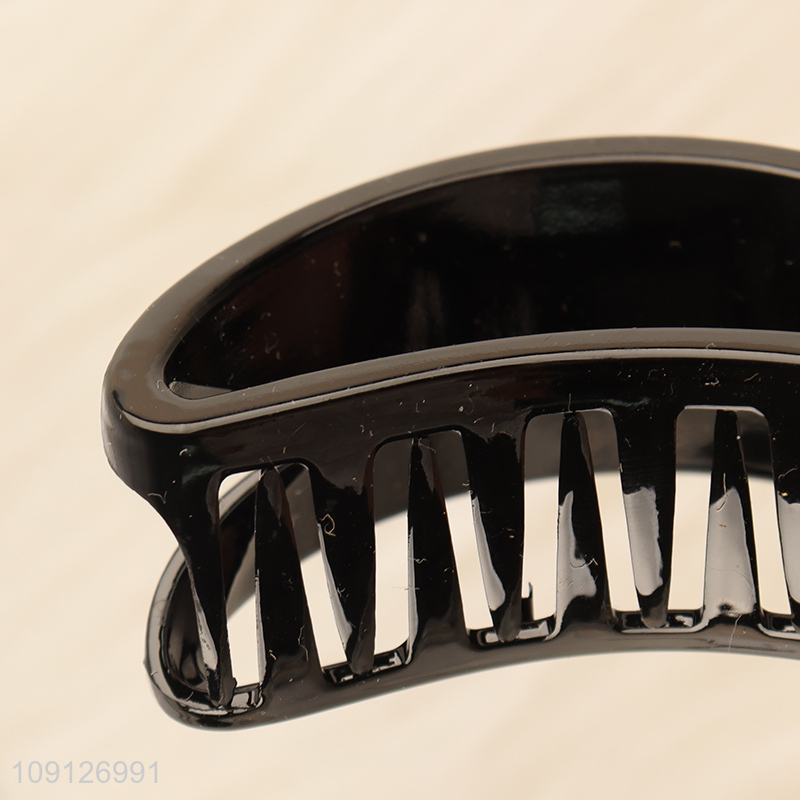 Oline wholesale black ladies hair claw clips hair accessories