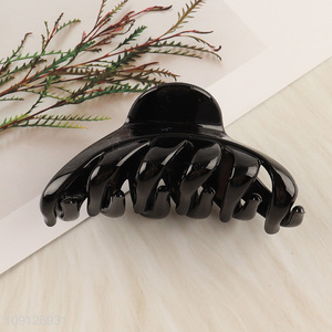 Low price black fashion women hair claw clips hair accessories