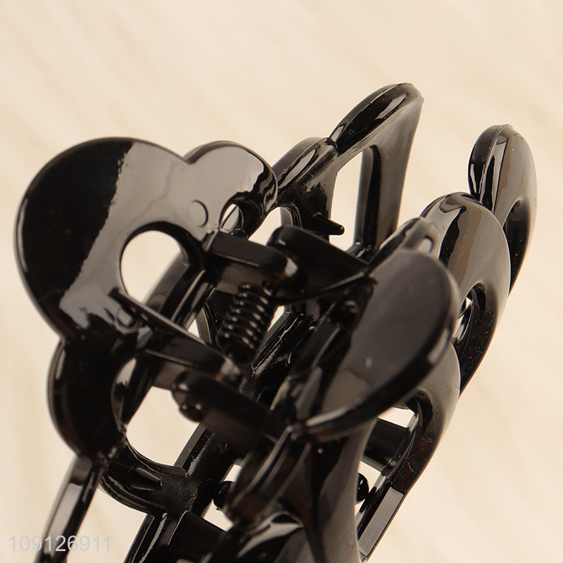 Top quality black fashion girls hair claw clips hair accessories