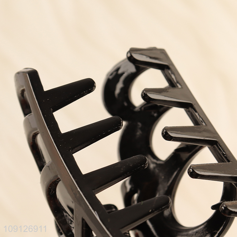 Top quality black fashion girls hair claw clips hair accessories
