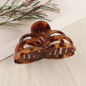 Factory direct sale plastic fashion hair claw clips hair accessories