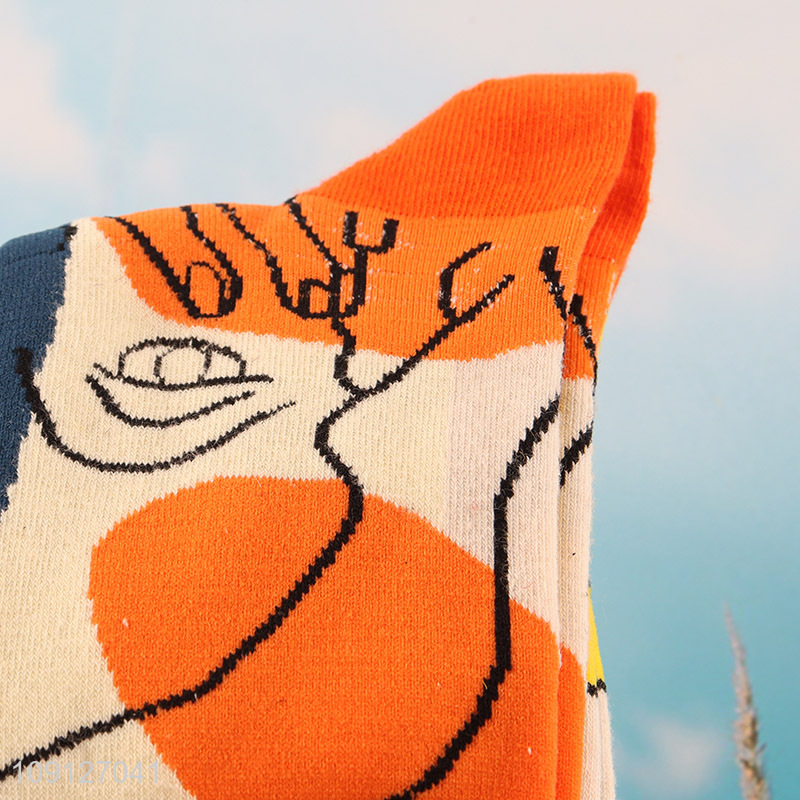 Top selling fashion breathable knitted cotton sock unisex socks