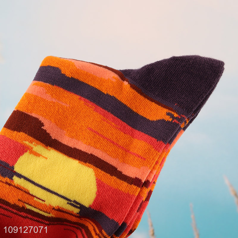 Hot sale fashion breathable knitted cotton sock unisex socks