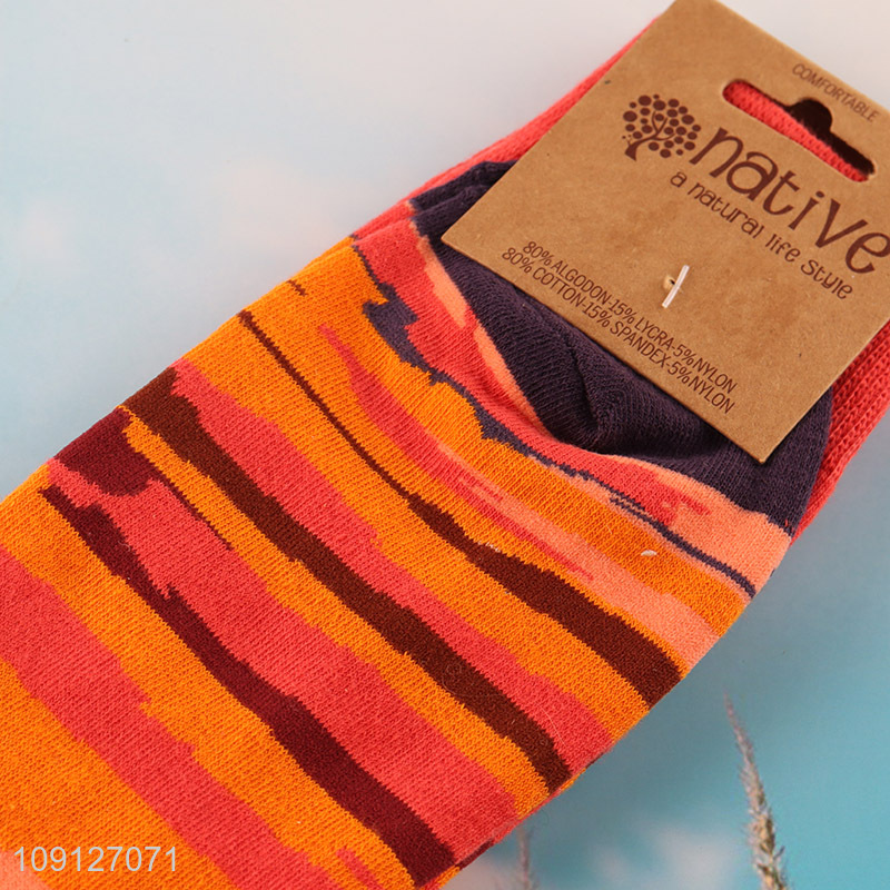 Hot sale fashion breathable knitted cotton sock unisex socks