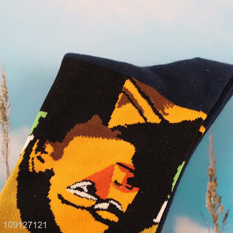 New style fashion cotton breathable mid tube socks unisex socks