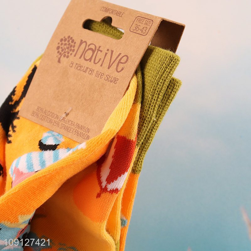 Factory wholesale fashion cotton sock unisex socks