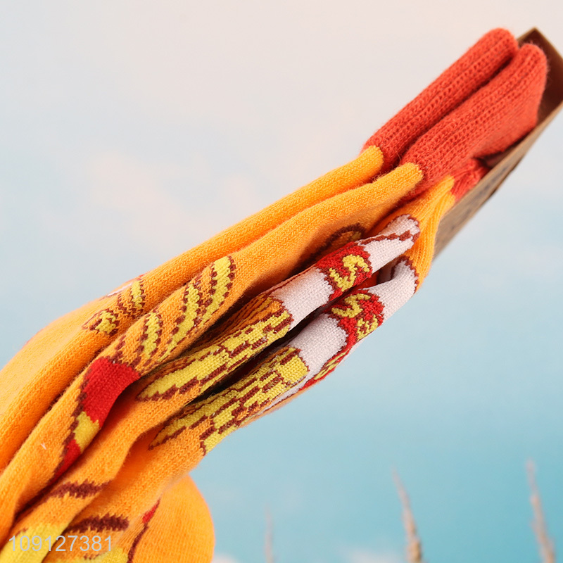 China products cartoon printed cotton breathable mid tube socks for sale