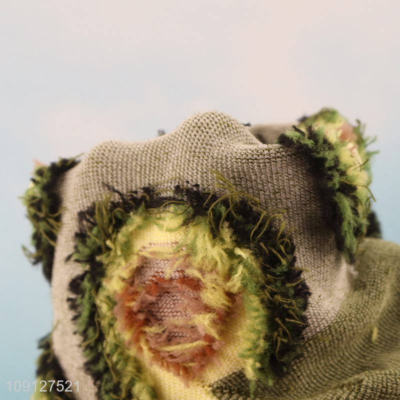 Best quality avocado printed cotton breathable ankle socks