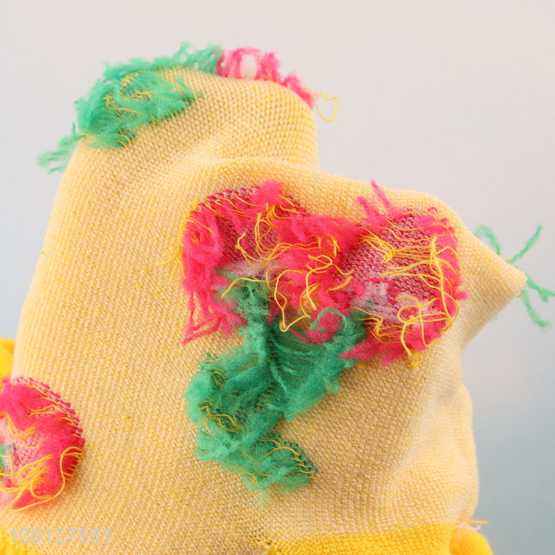 Factory price printed fashion breathable cotton socks ankle socks