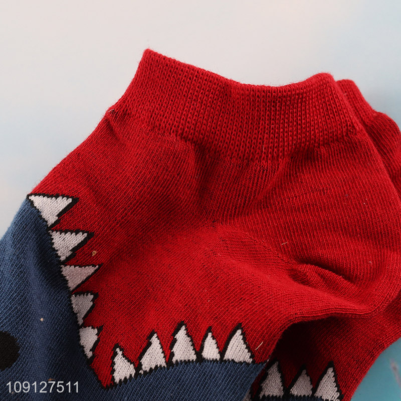 Best price shark printed ankle socks cotton socks for men women