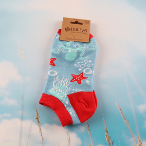 Most popular summer breathable cotton socks ankle socks for sale