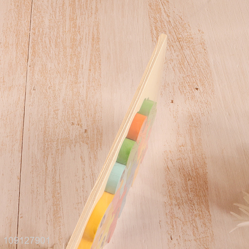 High Quality Wooden Sheep Puzzle Number Puzzle Montessori Learning Toy