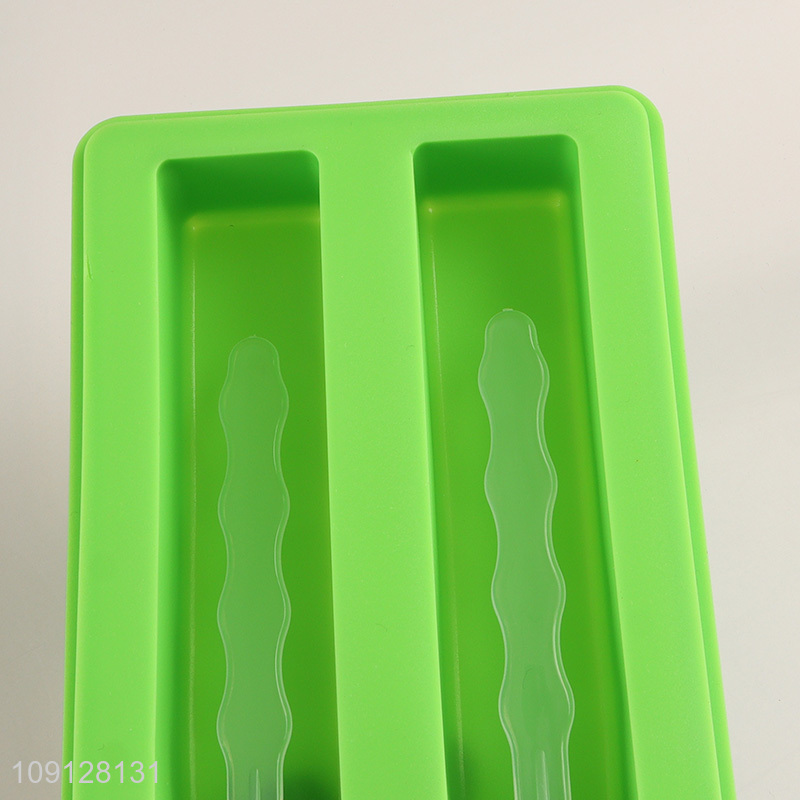 Wholesale Popsicle Molds Reusable Food Grade Silicone Ice Pop Molds