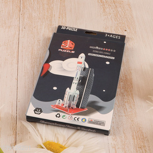 Factory Price 3D Building Puzzle Paper Building Puzzle Educational Toy