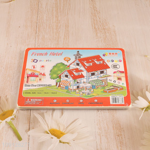 New Product 3D Building Puzzle Cartoon Paper Puzzle Educational Toy