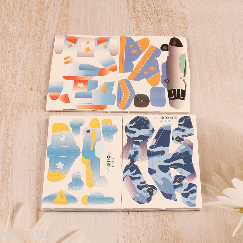 Good Quality 3D Puzzle Cartoon Paper Puzzle Cardboard Building Kit