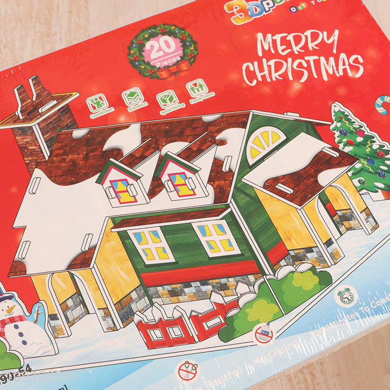 Online Wholesale 3D Cartoon Paper Building Puzzle DIY Model Building Kit