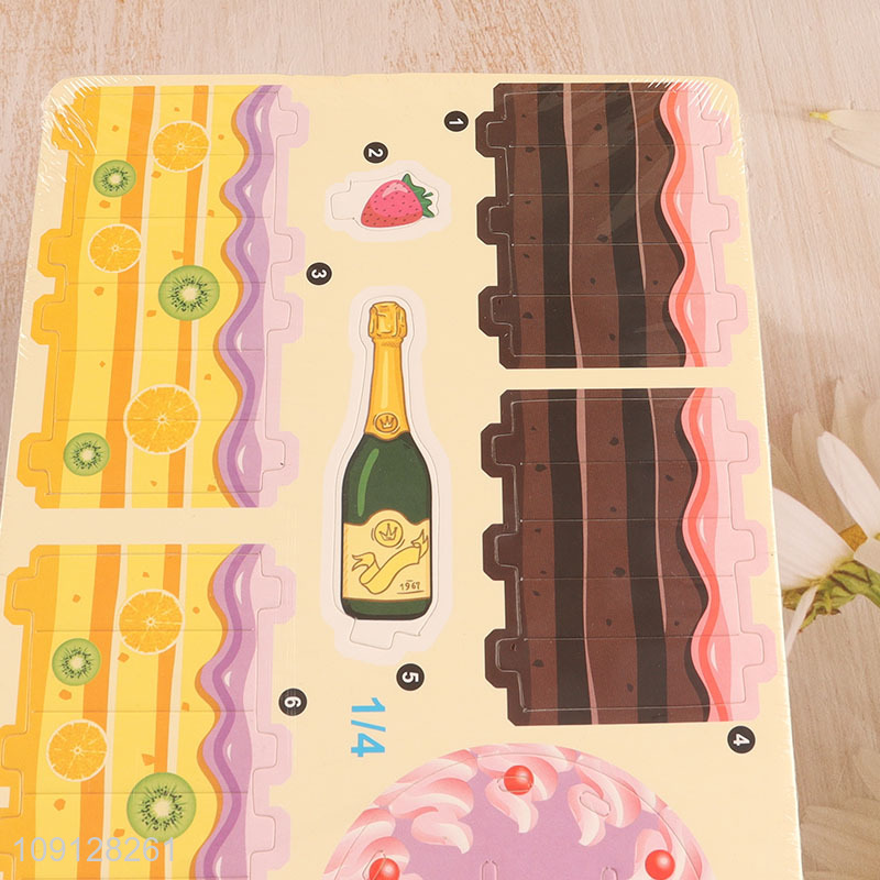 Popular Product 3D Puzzle Cartoon Paper Puzzle Cardboard Building Kit