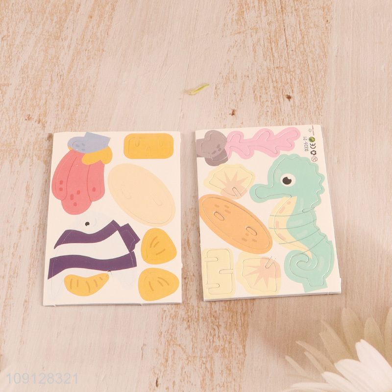 New Arrival 3D Cartoon Paper Puzzle DIY Jigsaw Toy Paper Model Kit