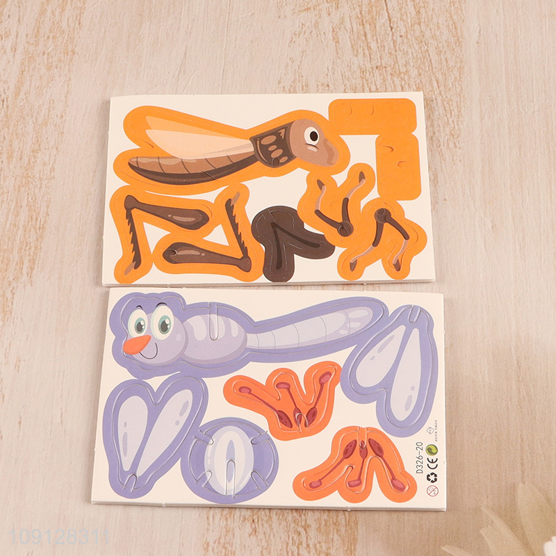 Hot Selling 3D Puzzle DIY Building Puzzle Educational Toy for Kids