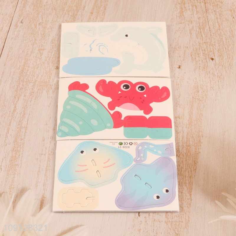 New Arrival 3D Cartoon Paper Puzzle DIY Jigsaw Toy Paper Model Kit