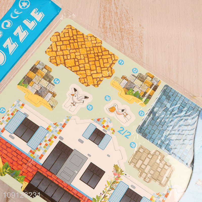 New Arrival 3D Puzzle DIY Cartoon Paper Puzzle for Kids Children