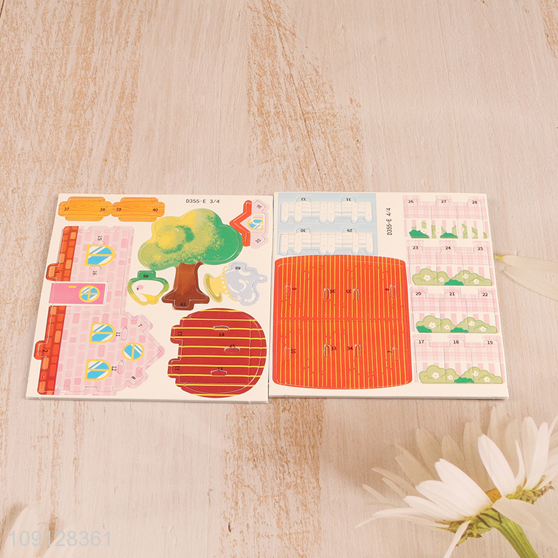 New Product 3D Puzzle Paper Puzzle Montessori Toy for Kids Boys Girls