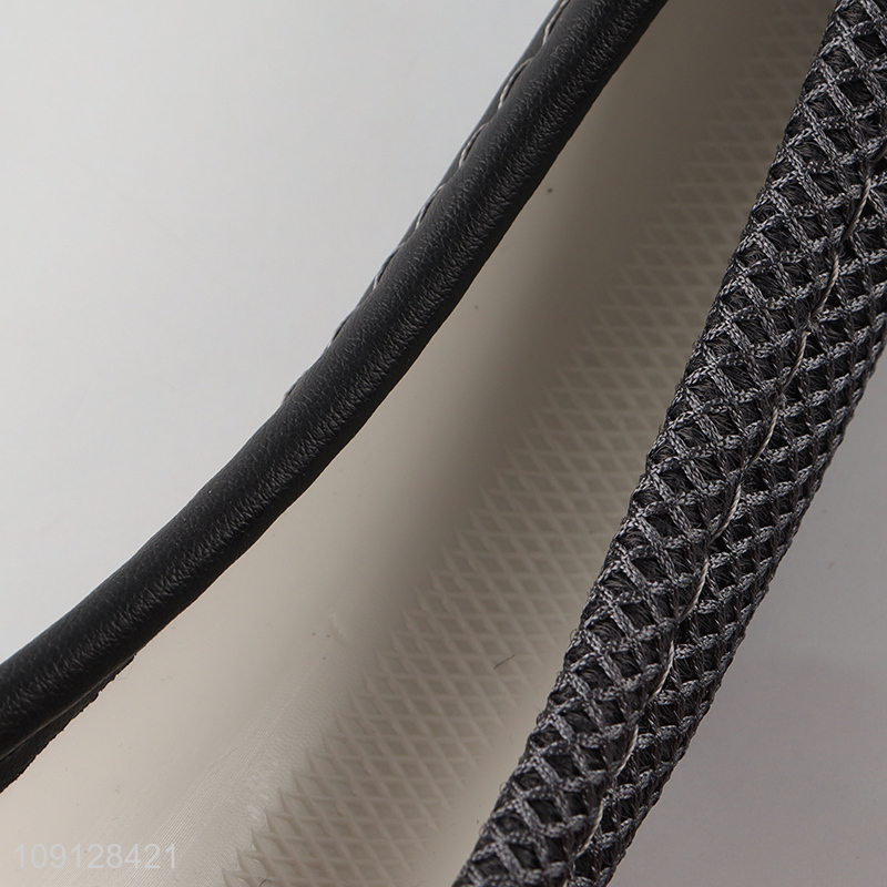 Top products black car steering wheel cover for car interior accessories