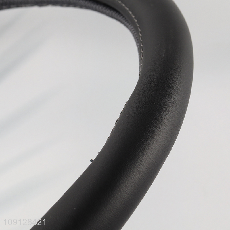 Top products black car steering wheel cover for car interior accessories
