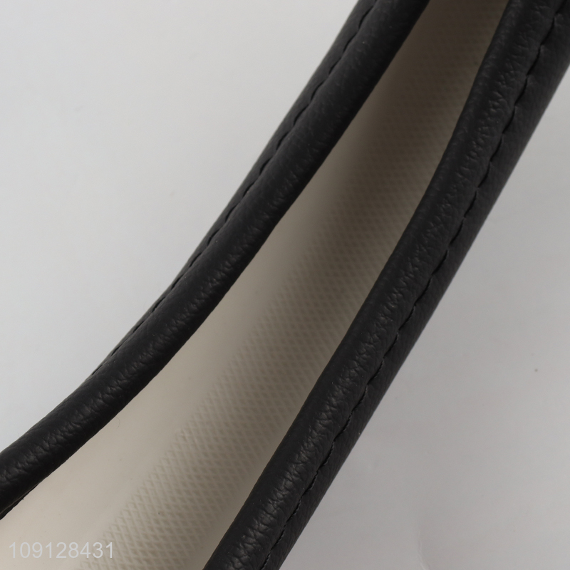 China products black non-slip car steering wheel cover car steering wheel protector
