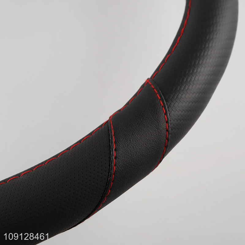 Hot selling black non-slip car steering wheel cover car steering wheel protector