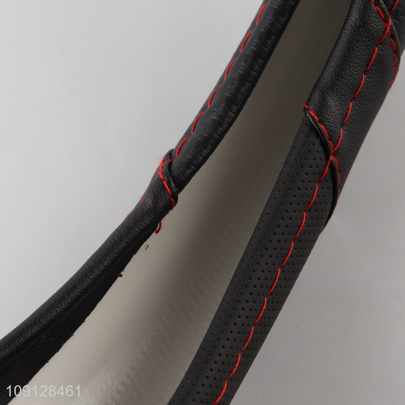 Hot selling black non-slip car steering wheel cover car steering wheel protector