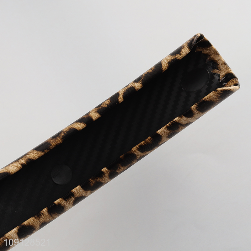 Low price car interior accessories leather car steering wheel cover