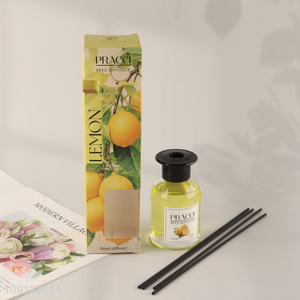 Hot selling long lasting lemon reed diffuser for home decor