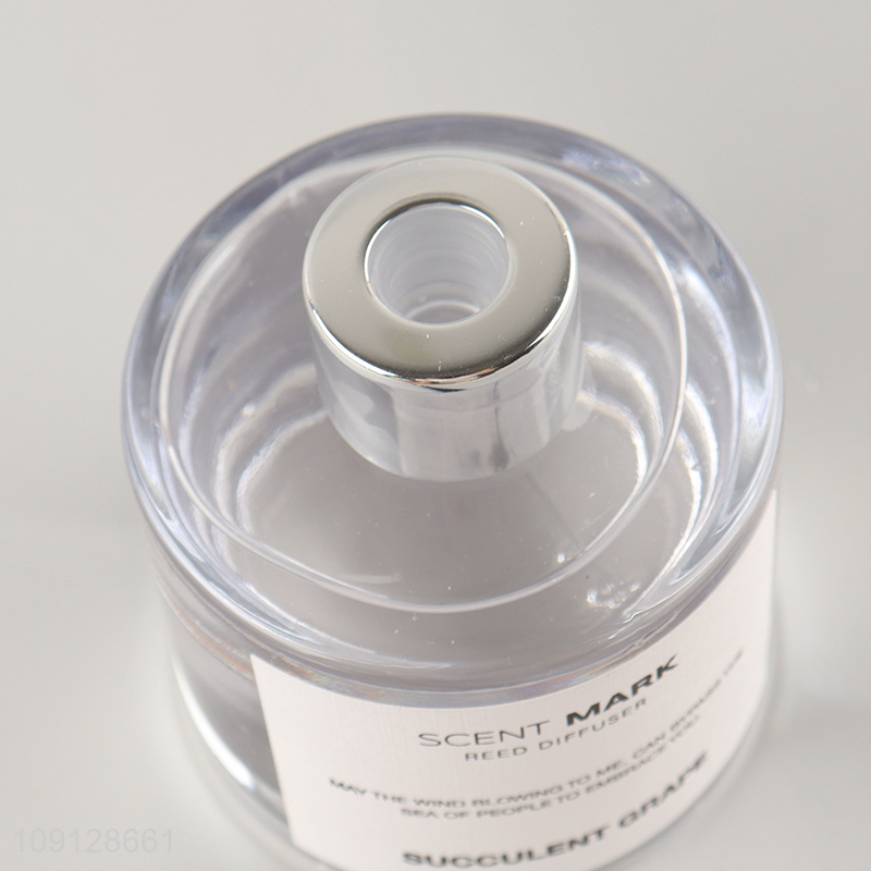 Good selling long lasting succulent grape reed diffuser for home decor