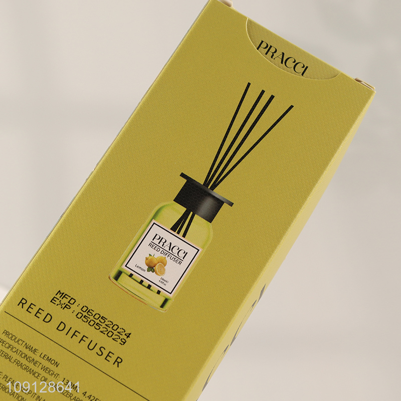 Hot selling long lasting lemon reed diffuser for home decor