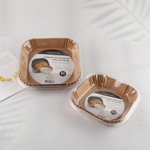 Factory price square kitchen paper disposable air fryer paper for sale
