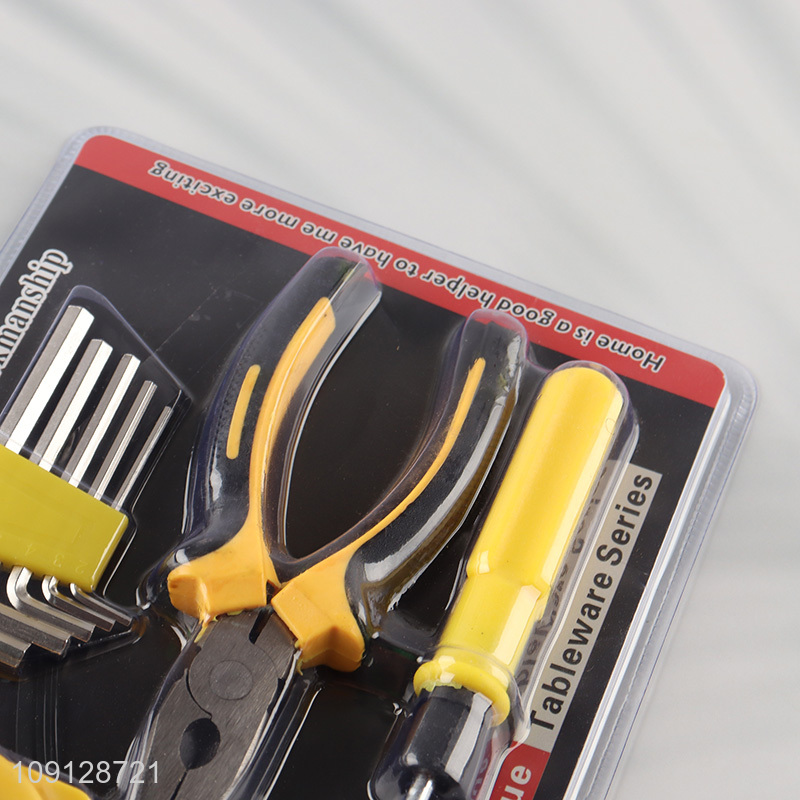 Hot products 4pcs professional hardware tool set wrench measuring tape set