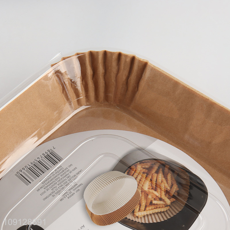 Factory price square kitchen paper disposable air fryer paper for sale