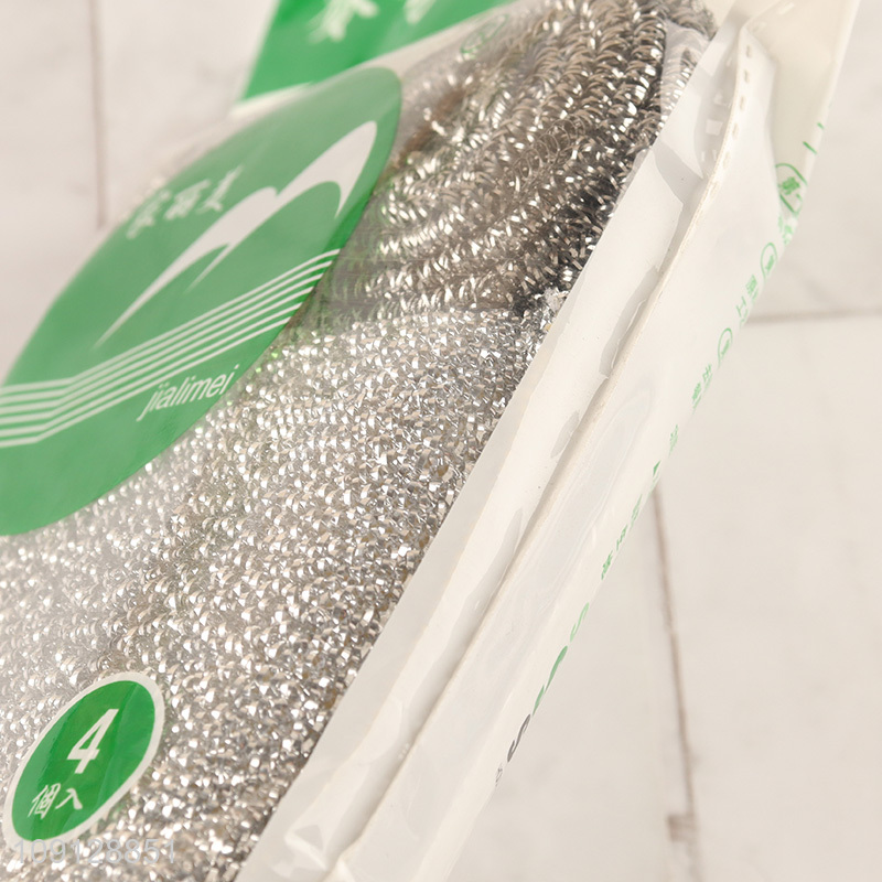 Low price 4pcs kitchen cleaning supplies dish washing cleaning kit