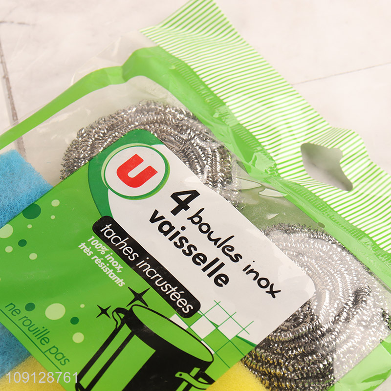 China products household kitchen cleaning kit cleaning sponge clean ball kit