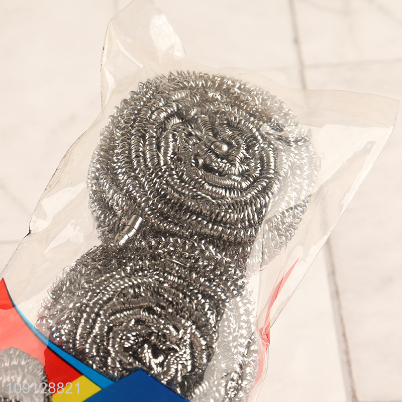 Top selling 3pcs reusable kitchen cleaning ball for dish washing