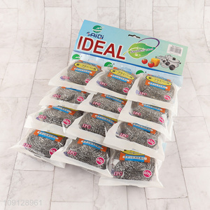 Yiwu market 12pcs durable kitchen dish washing cleaning ball kit