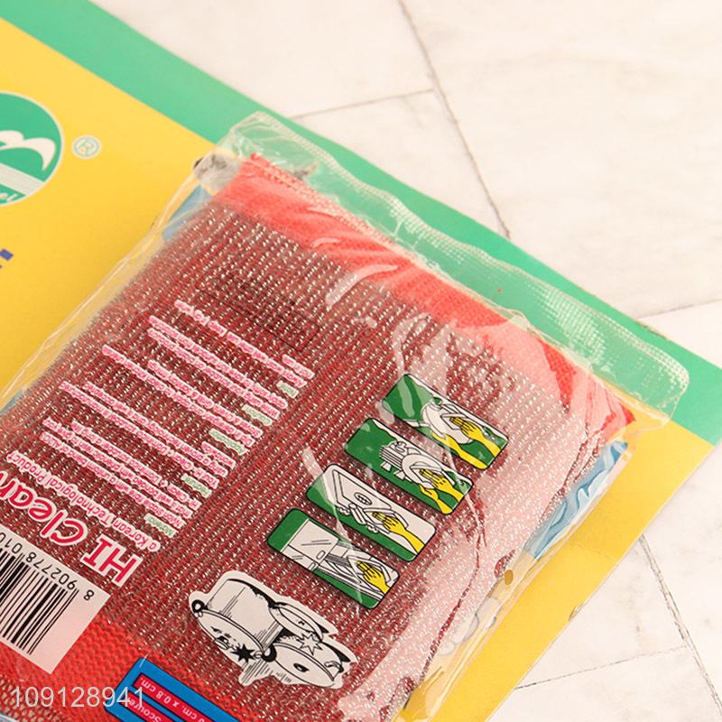 New product 12pcs kitchen dish washing scouring pad kit for sale