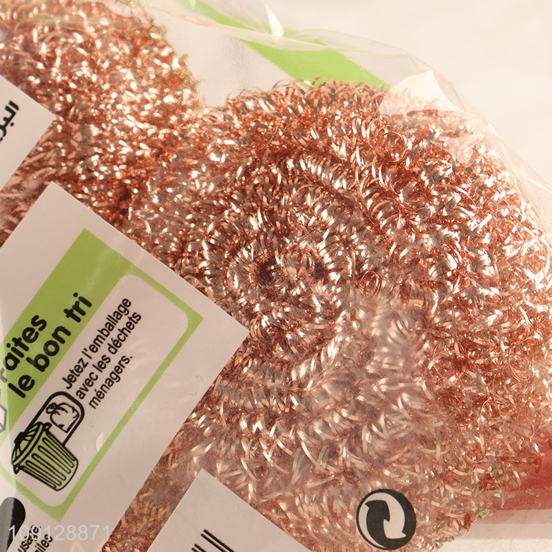 Best selling 4pcs kitchen cleaning supplies cleaning ball with handle