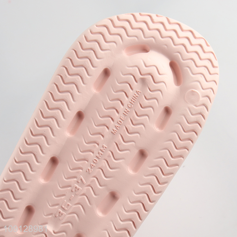 Hot selling pink women home slippers eva summer slippers