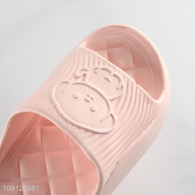 Hot selling pink women home slippers eva summer slippers